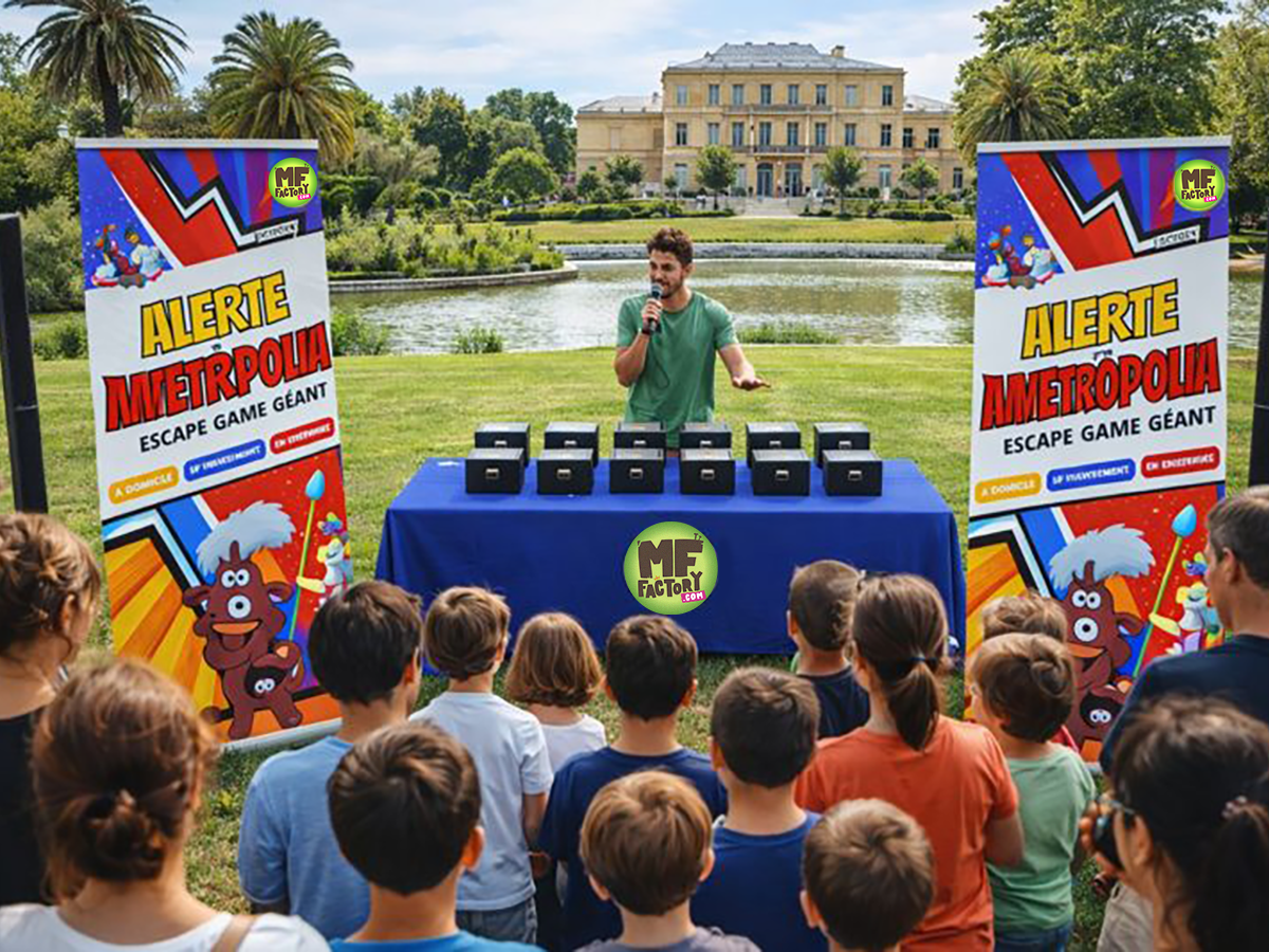 Escape game géant MF Factory Marseille